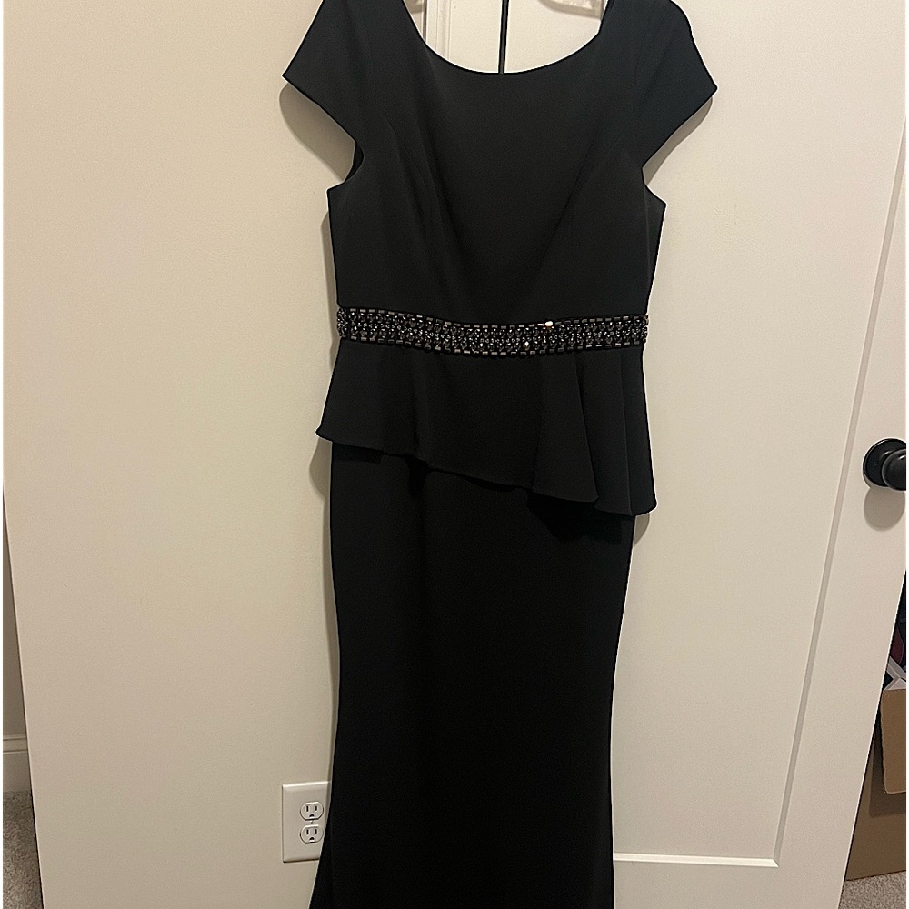Peplum gown